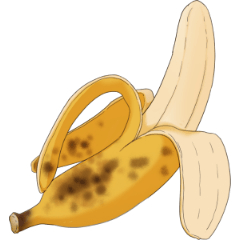 Ripe banana - CLIP STUDIO ASSETS