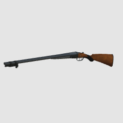 海軍双連散弾銃 Navy twin shotgun - CLIP STUDIO ASSETS