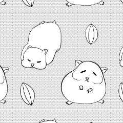Hamster Pattern 01 - CLIP STUDIO ASSETS