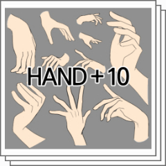 Hand collection material collection - CLIP STUDIO ASSETS
