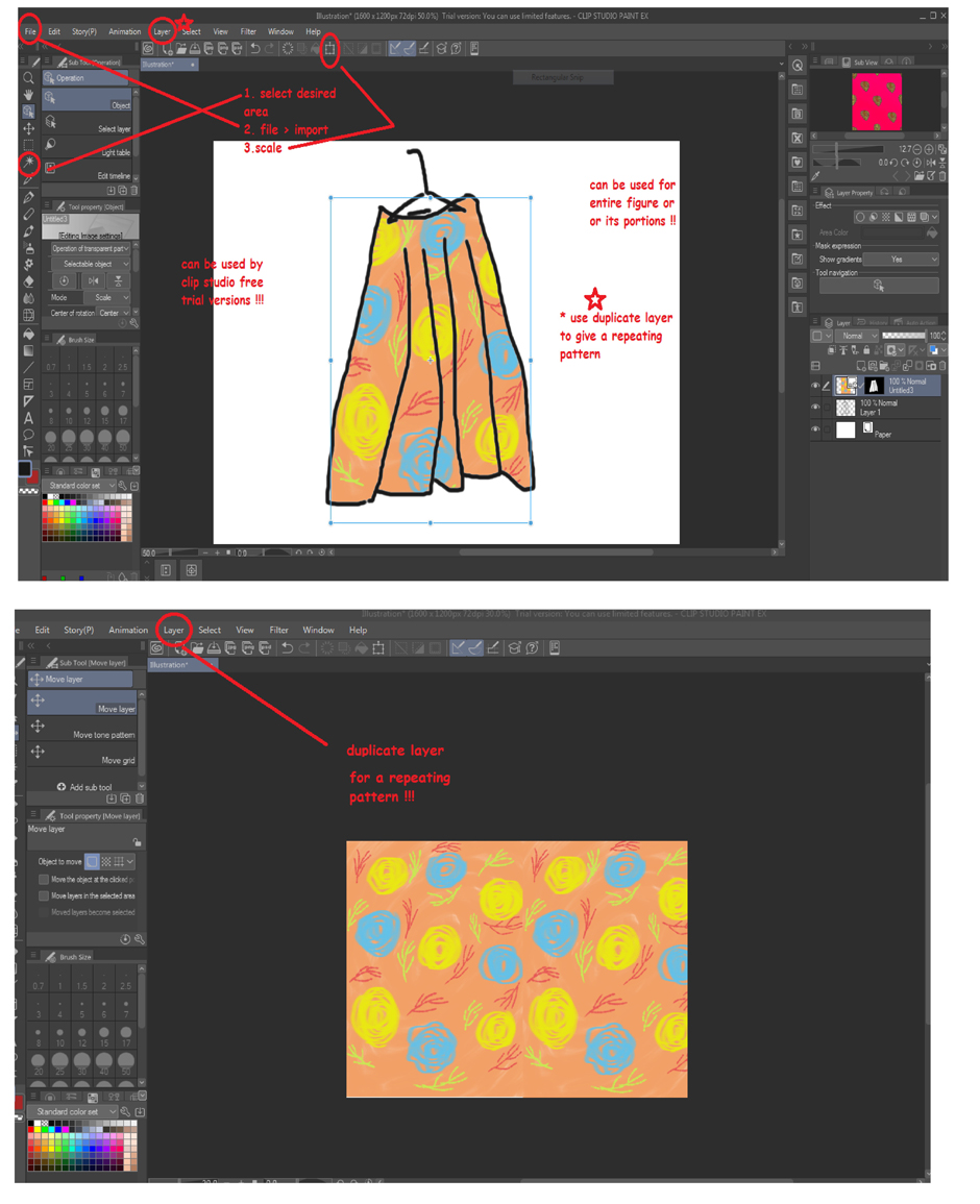 직물 패턴 1 - CLIP STUDIO ASSETS
