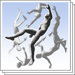 Falling Poses - CLIP STUDIO ASSETS