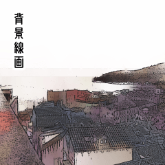 Background line Drawings 01_ Street - CLIP STUDIO ASSETS