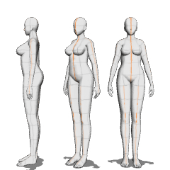 Body Type: Curvy (female) - CLIP STUDIO ASSETS