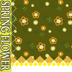 Spring Flower Pattern - CLIP STUDIO ASSETS