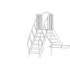 ペン入れした滑り台 Clip Studio Assets