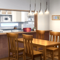 Dining Kitchen The Daily Routine Of Background Material 18 Bg063h Clip Studio Assets