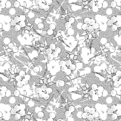 Fluffy flower full pattern - CLIP STUDIO ASSETS