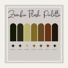 Zombie Flesh Palette - CLIP STUDIO ASSETS
