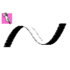 ぴらぴら細リボン Clip Studio Assets