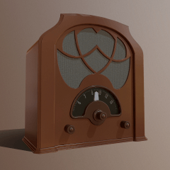 Radio Retro Clip Studio Assets