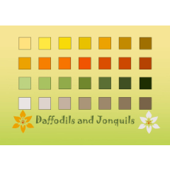 Daffodils and Jonquils Color Set - CLIP STUDIO ASSETS