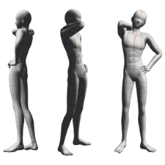 ジャケットを保持するクールな男 Clip Studio Assets