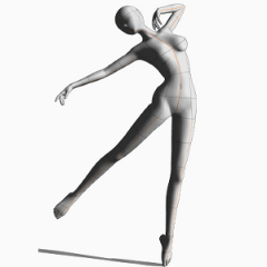 FREE Dancer pose - CLIP STUDIO ASSETS