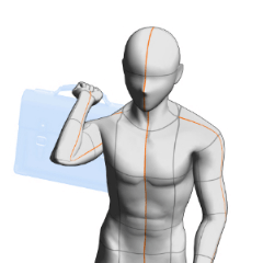 持つポーズ Clip Studio Assets