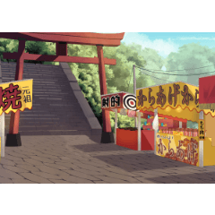 Festival Fairs Stand Background Clip Studio Assets
