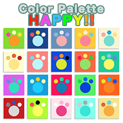 Happy on sale color palette