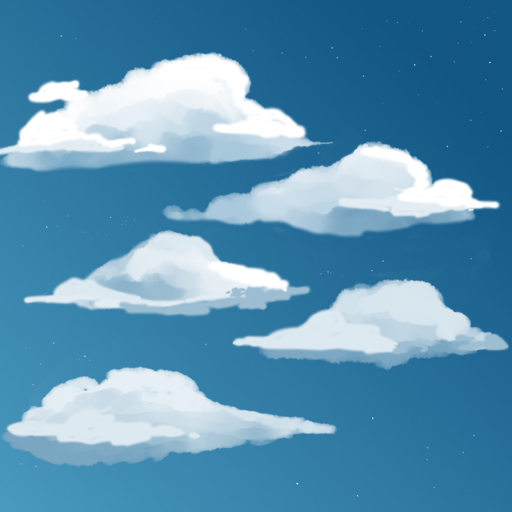 雲 Clip Studio Assets