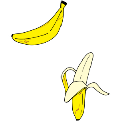 バナナ素材 Clip Studio Assets