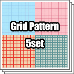 5 types of grid patterns - CLIP STUDIO ASSETS
