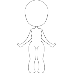 chibi body character - CLIP STUDIO ASSETS