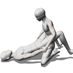 Blっぽいポーズ 受け Clip Studio Assets