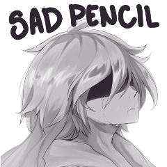 Sad Pencil - CLIP STUDIO ASSETS