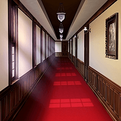 Background Material Mansion Hen Hallway Nexyashi007 Day Clip Studio Assets