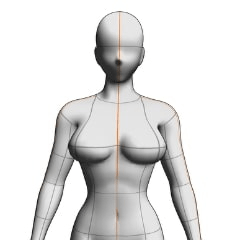 Adult Female 3D Body Base - CLIP STUDIO ASSETS