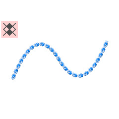 Crystal bracelet stone 02 - CLIP STUDIO ASSETS