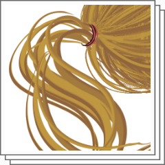 髪を 1 つのヘアに描く 毛 Clip Studio Assets