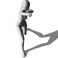 Punching Pose 2 - CLIP STUDIO ASSETS