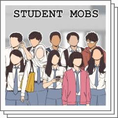 Student Mob (Front Profile) 01 - CLIP STUDIO ASSETS