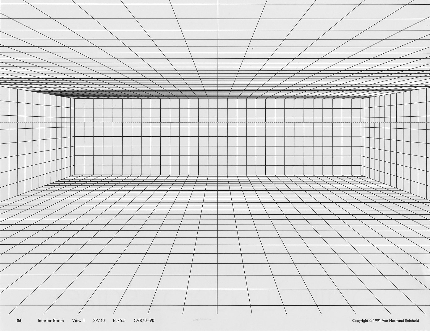 Interior Perspective Grid - CLIP STUDIO ASSETS