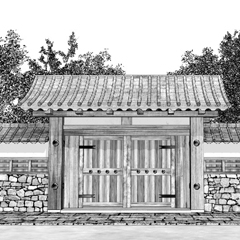 寺の門 Clip Studio Assets