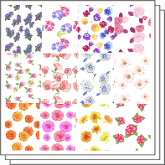 Flower Pattern Collection - CLIP STUDIO ASSETS