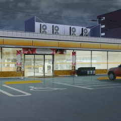 Background material store to see hen 01_ convenience store 