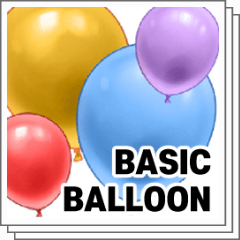 Basic balloons - CLIP STUDIO ASSETS
