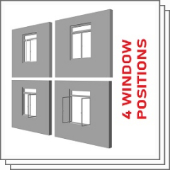 Wall with window type 03, Catalog - CLIP STUDIO ASSETS