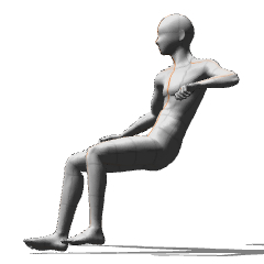pose46 sit - CLIP STUDIO ASSETS