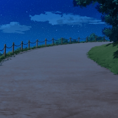 みにくる背景素材夏休み編 上り坂iris011n 夜 Clip Studio Assets
