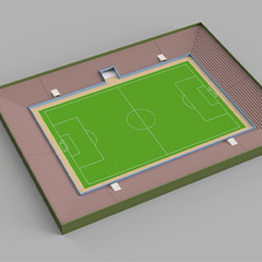 Football Court Playing Field Clip Studio Assets