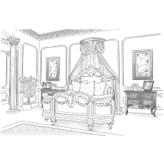 Bedroom Clip Studio Assets