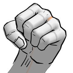 Ninja Hand Pose - CLIP STUDIO ASSETS