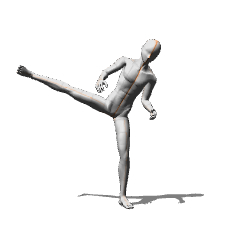 Stay Away Kick/Push - CLIP STUDIO ASSETS