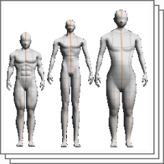 Body shape prototype U15 - CLIP STUDIO ASSETS