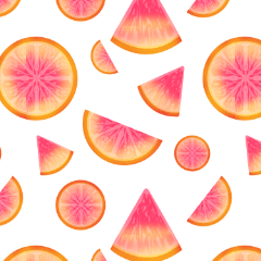 seamless blood orange pattern - CLIP STUDIO ASSETS