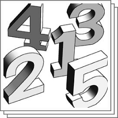 Number Object Set A Clip Studio Assets