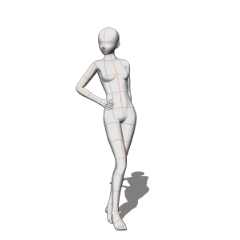 Model-like pose - CLIP STUDIO ASSETS