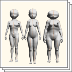Body shape prototype U1 - CLIP STUDIO ASSETS